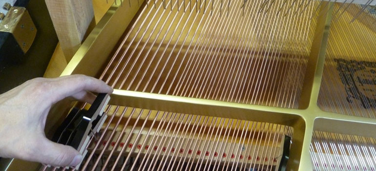 Piano damper action replacement and restoration